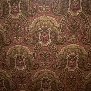 Ralph Lauren Home Crayford Paisley Wallpaper Double Rolls Elegant Olive Cordovan